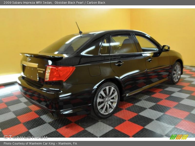 Obsidian Black Pearl / Carbon Black 2009 Subaru Impreza WRX Sedan