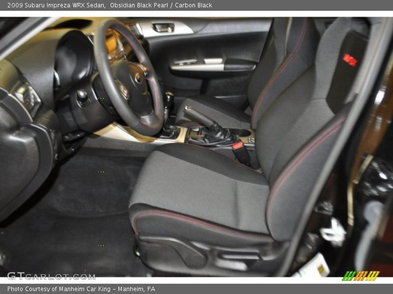 Obsidian Black Pearl / Carbon Black 2009 Subaru Impreza WRX Sedan