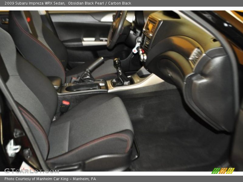Obsidian Black Pearl / Carbon Black 2009 Subaru Impreza WRX Sedan