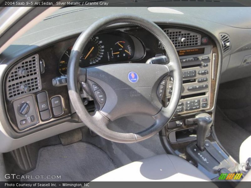 Silver Metallic / Granite Gray 2004 Saab 9-5 Arc Sedan
