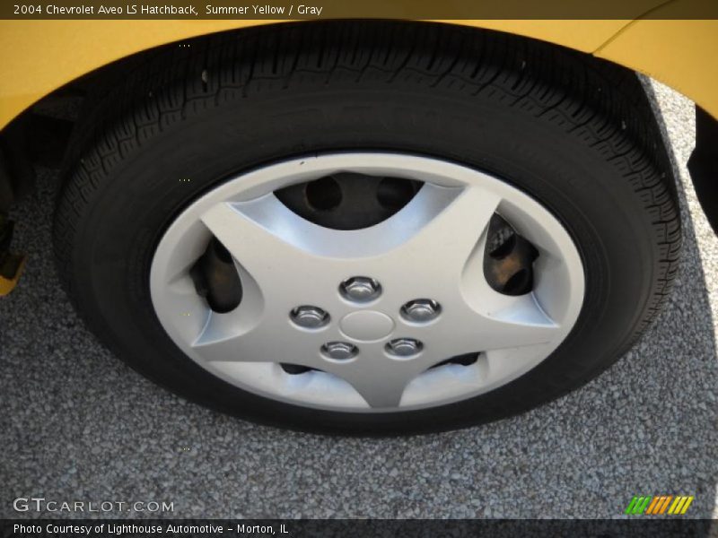 Summer Yellow / Gray 2004 Chevrolet Aveo LS Hatchback