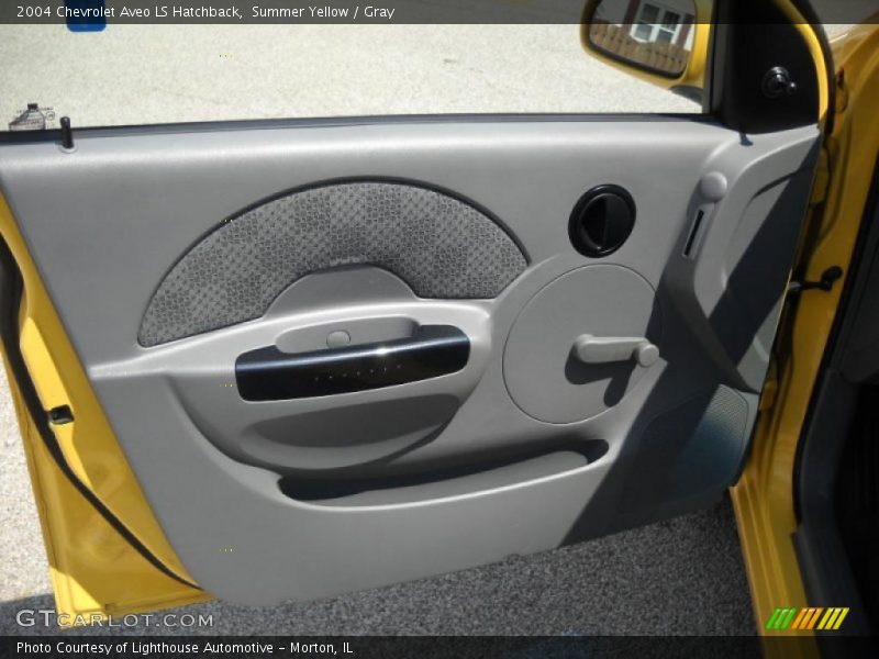 Summer Yellow / Gray 2004 Chevrolet Aveo LS Hatchback