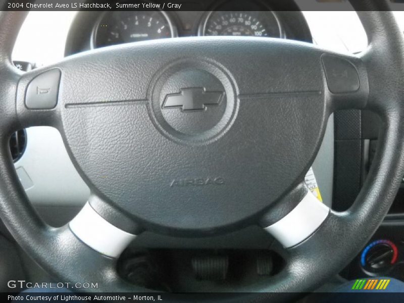 Summer Yellow / Gray 2004 Chevrolet Aveo LS Hatchback
