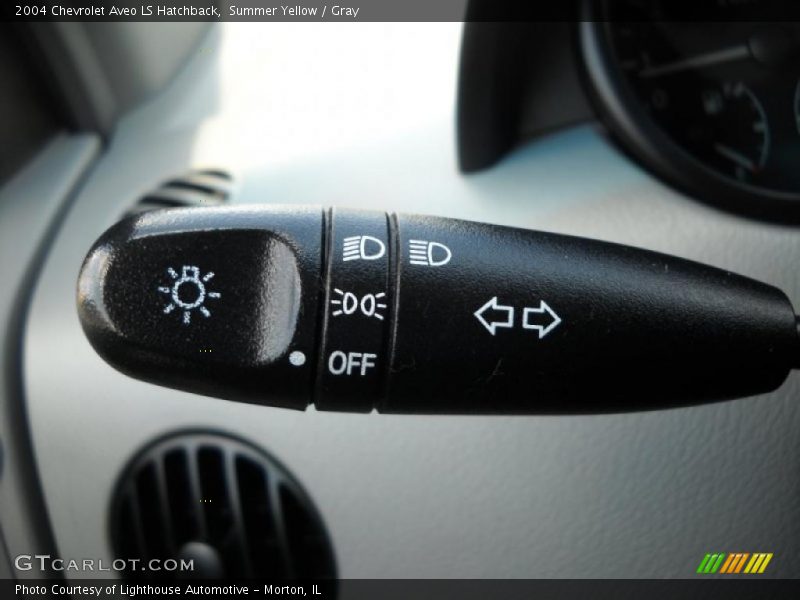 Summer Yellow / Gray 2004 Chevrolet Aveo LS Hatchback