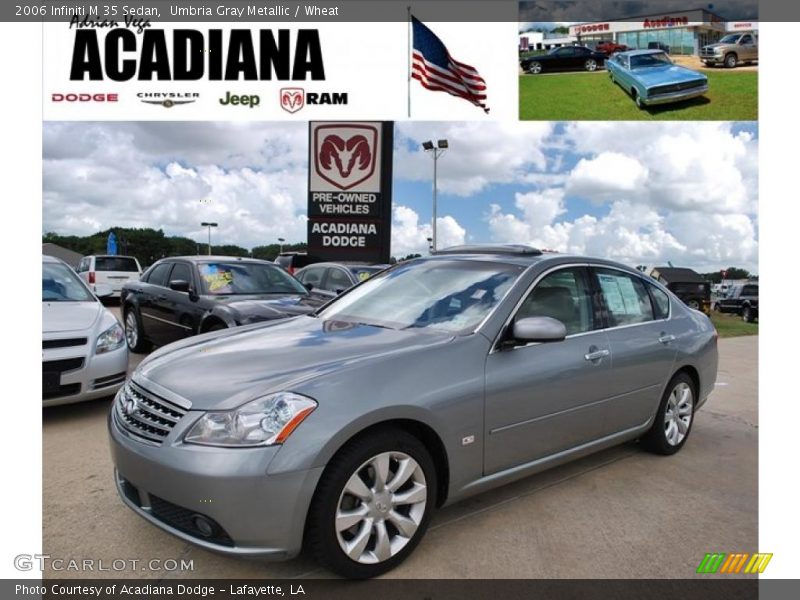 Umbria Gray Metallic / Wheat 2006 Infiniti M 35 Sedan