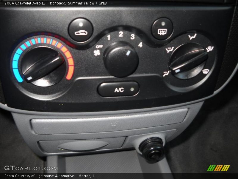 Summer Yellow / Gray 2004 Chevrolet Aveo LS Hatchback