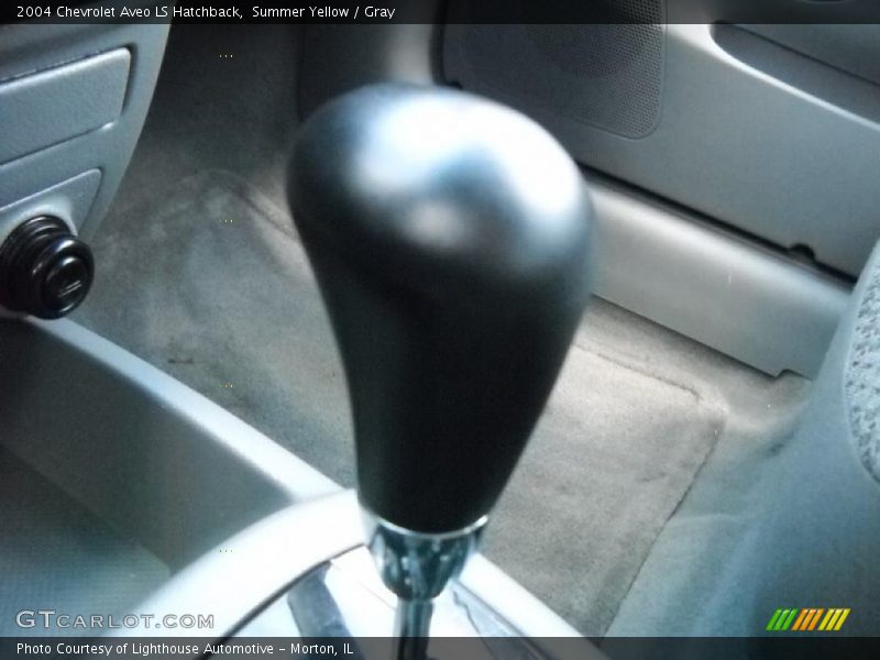 Summer Yellow / Gray 2004 Chevrolet Aveo LS Hatchback