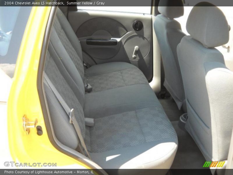 Summer Yellow / Gray 2004 Chevrolet Aveo LS Hatchback