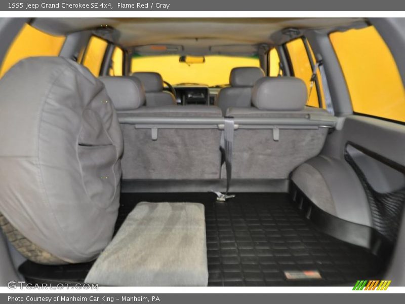 Flame Red / Gray 1995 Jeep Grand Cherokee SE 4x4