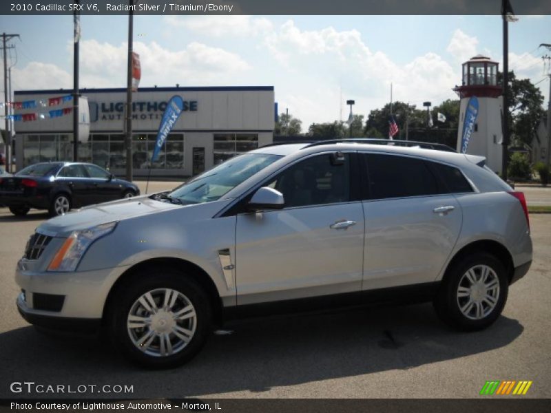 Radiant Silver / Titanium/Ebony 2010 Cadillac SRX V6