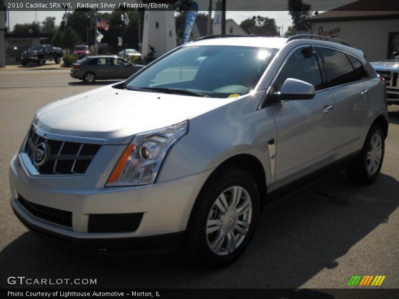 Radiant Silver / Titanium/Ebony 2010 Cadillac SRX V6