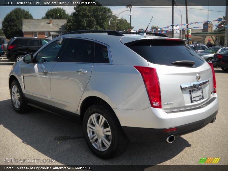 Radiant Silver / Titanium/Ebony 2010 Cadillac SRX V6