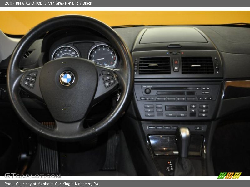 Silver Grey Metallic / Black 2007 BMW X3 3.0si