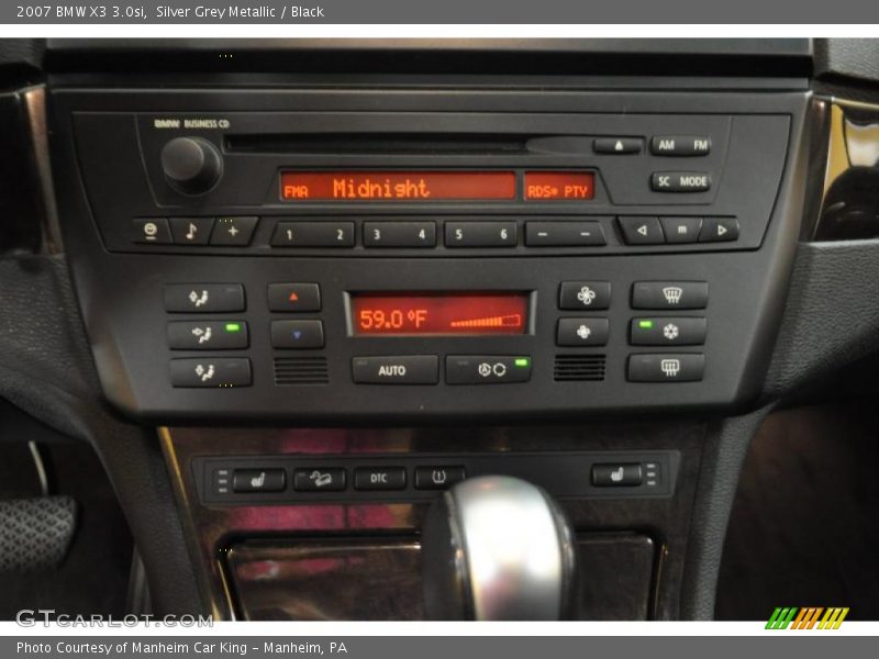 Silver Grey Metallic / Black 2007 BMW X3 3.0si