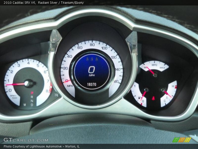 Radiant Silver / Titanium/Ebony 2010 Cadillac SRX V6