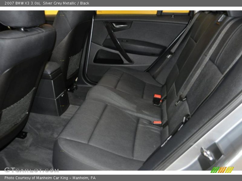 Silver Grey Metallic / Black 2007 BMW X3 3.0si