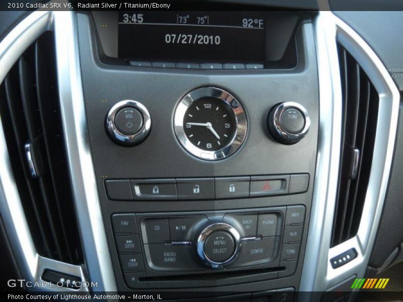 Radiant Silver / Titanium/Ebony 2010 Cadillac SRX V6
