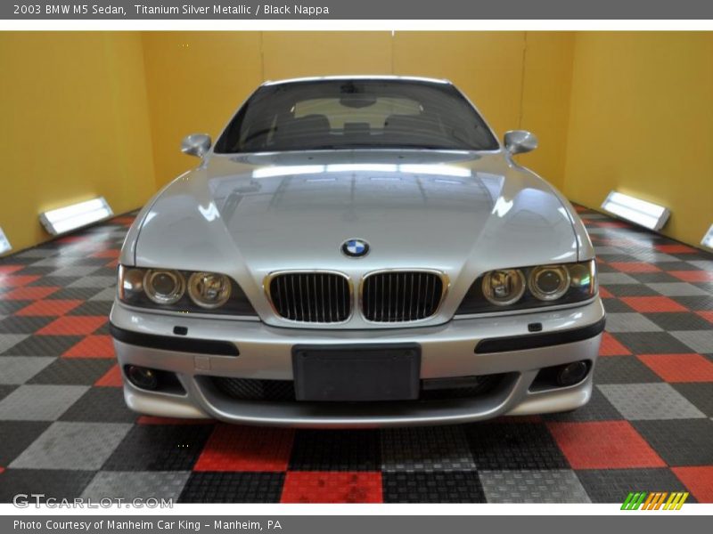 Titanium Silver Metallic / Black Nappa 2003 BMW M5 Sedan