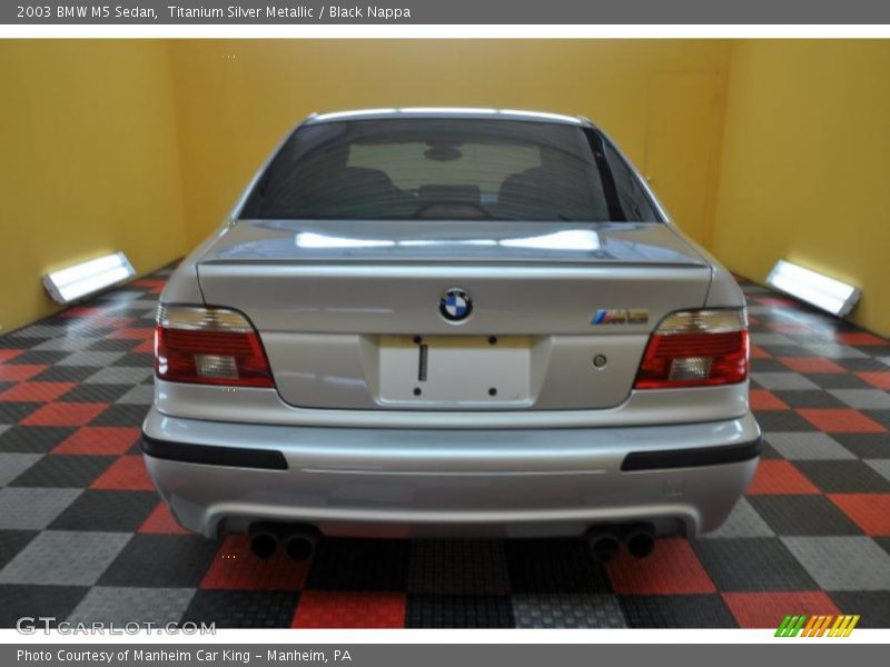 Titanium Silver Metallic / Black Nappa 2003 BMW M5 Sedan