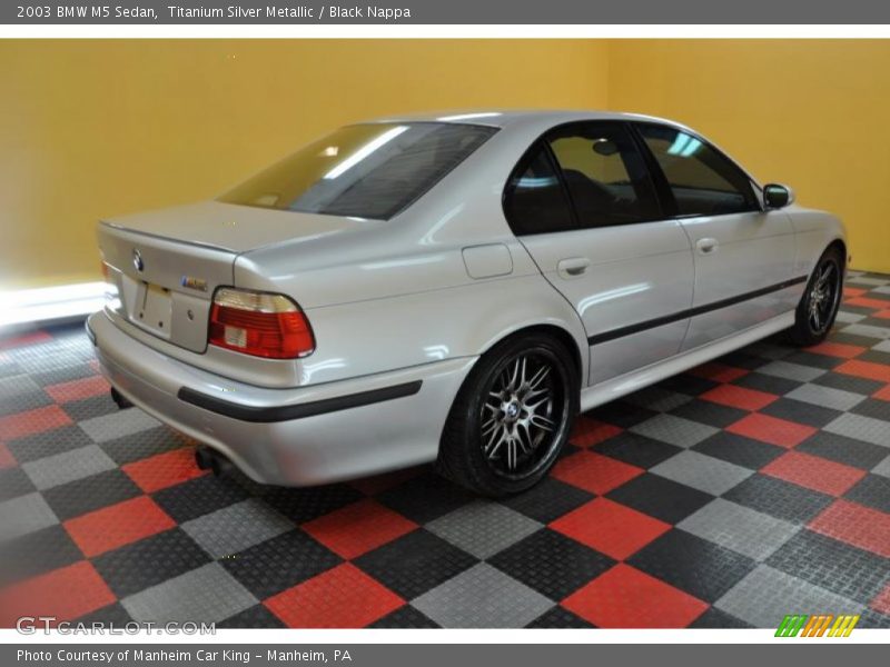 Titanium Silver Metallic / Black Nappa 2003 BMW M5 Sedan