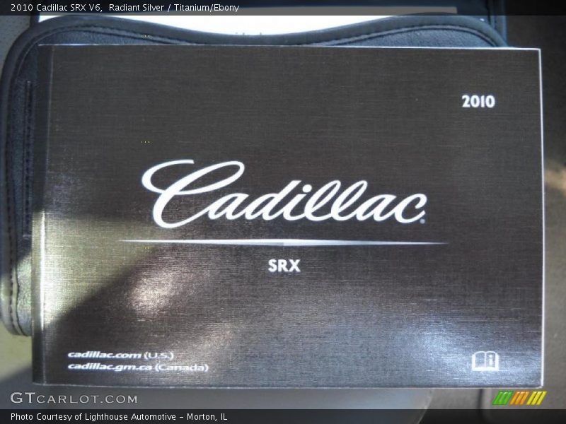 Radiant Silver / Titanium/Ebony 2010 Cadillac SRX V6