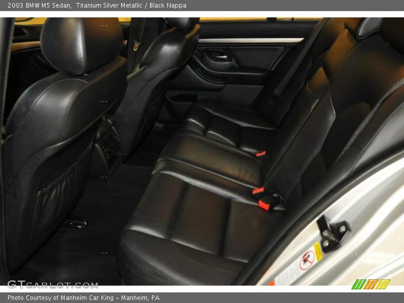 Titanium Silver Metallic / Black Nappa 2003 BMW M5 Sedan