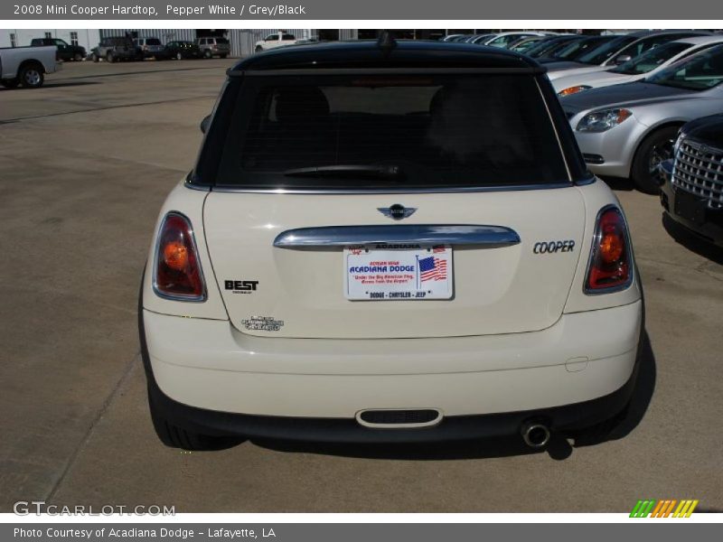 Pepper White / Grey/Black 2008 Mini Cooper Hardtop