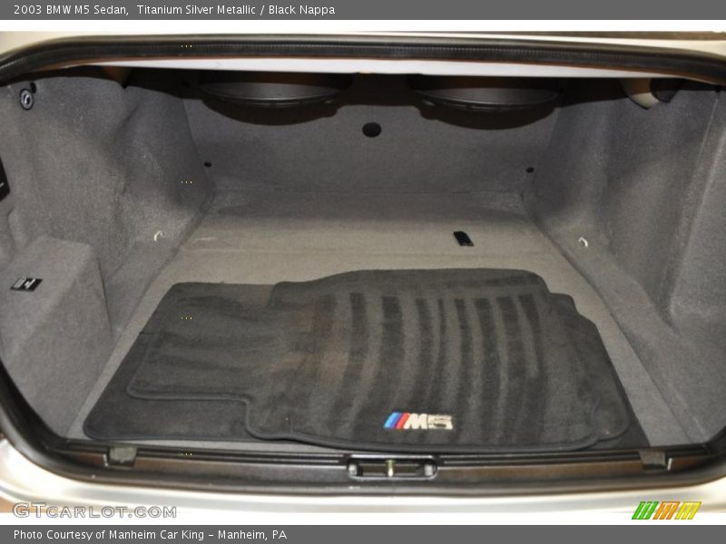 Titanium Silver Metallic / Black Nappa 2003 BMW M5 Sedan