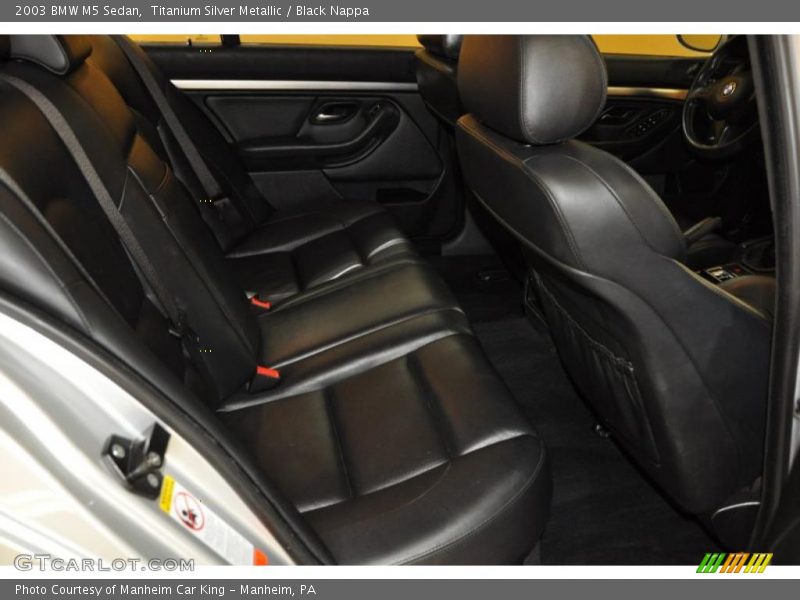 Titanium Silver Metallic / Black Nappa 2003 BMW M5 Sedan