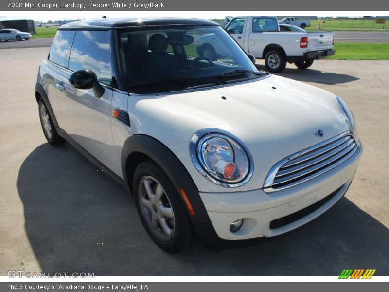 Pepper White / Grey/Black 2008 Mini Cooper Hardtop