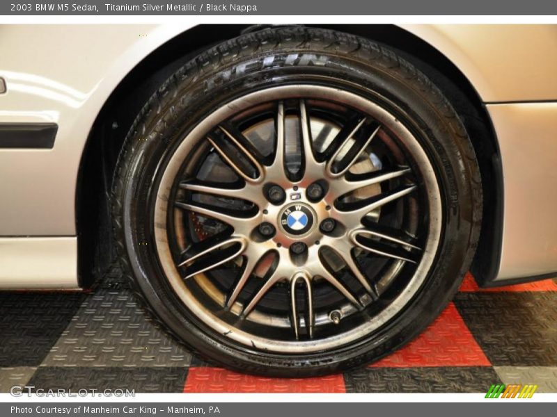 Titanium Silver Metallic / Black Nappa 2003 BMW M5 Sedan