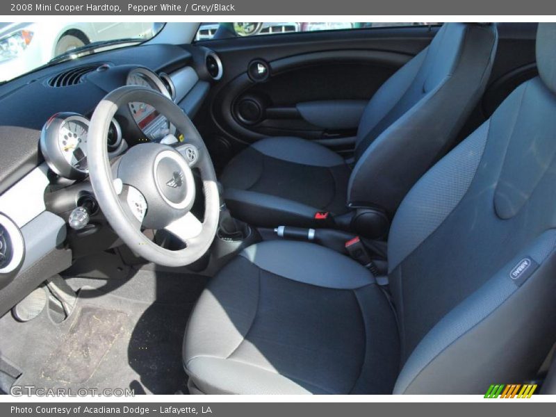 Pepper White / Grey/Black 2008 Mini Cooper Hardtop