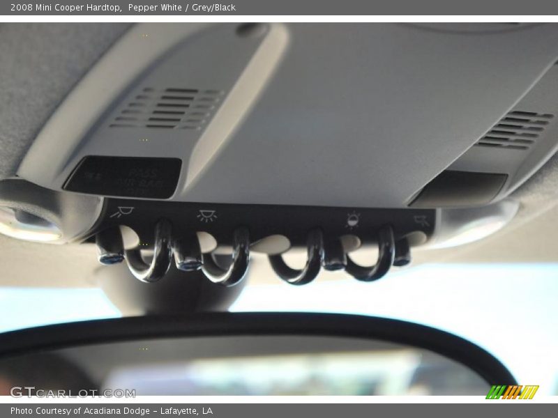 Pepper White / Grey/Black 2008 Mini Cooper Hardtop