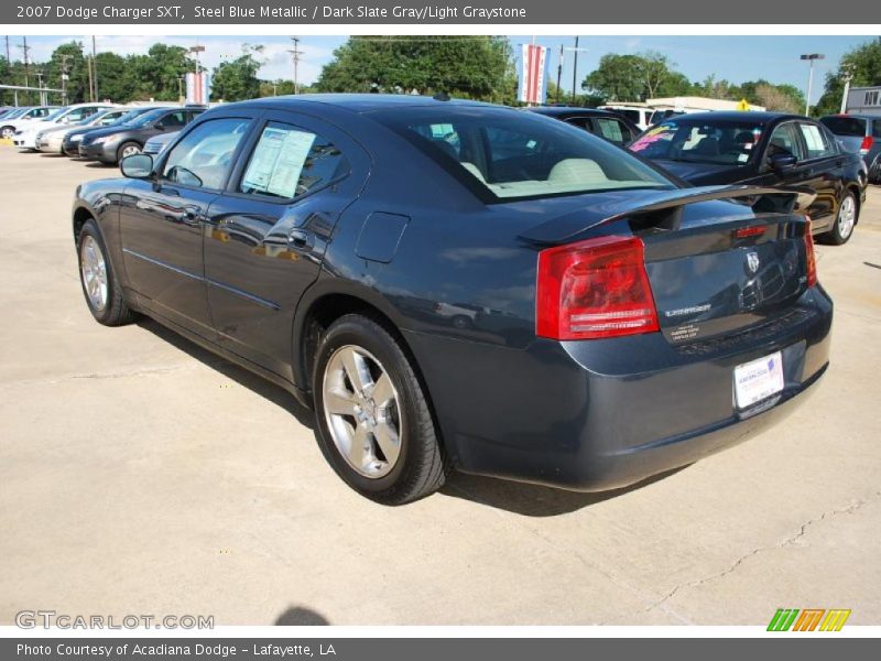 Steel Blue Metallic / Dark Slate Gray/Light Graystone 2007 Dodge Charger SXT