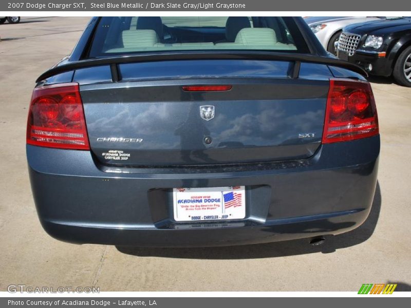 Steel Blue Metallic / Dark Slate Gray/Light Graystone 2007 Dodge Charger SXT