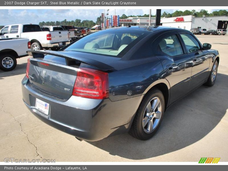 Steel Blue Metallic / Dark Slate Gray/Light Graystone 2007 Dodge Charger SXT