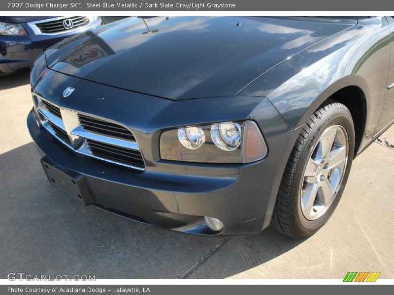Steel Blue Metallic / Dark Slate Gray/Light Graystone 2007 Dodge Charger SXT