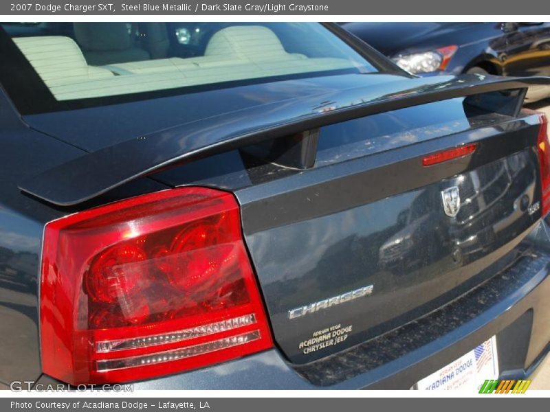 Steel Blue Metallic / Dark Slate Gray/Light Graystone 2007 Dodge Charger SXT