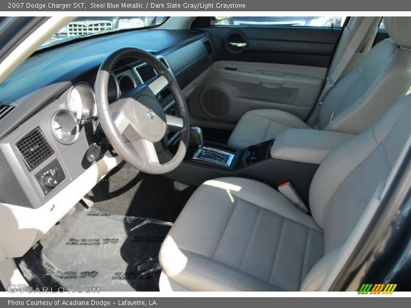 Steel Blue Metallic / Dark Slate Gray/Light Graystone 2007 Dodge Charger SXT