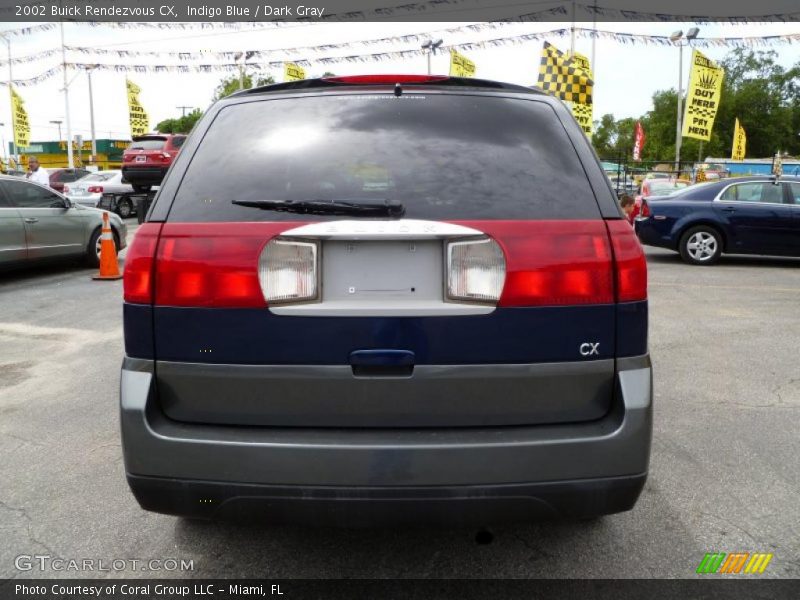 Indigo Blue / Dark Gray 2002 Buick Rendezvous CX