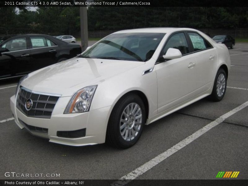 White Diamond Tricoat / Cashmere/Cocoa 2011 Cadillac CTS 4 3.0 AWD Sedan