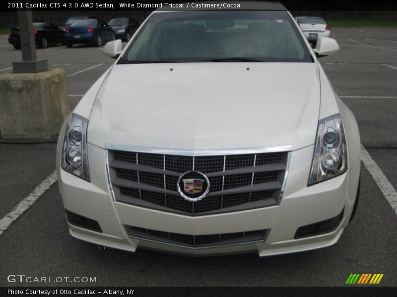 White Diamond Tricoat / Cashmere/Cocoa 2011 Cadillac CTS 4 3.0 AWD Sedan