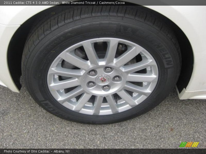 White Diamond Tricoat / Cashmere/Cocoa 2011 Cadillac CTS 4 3.0 AWD Sedan