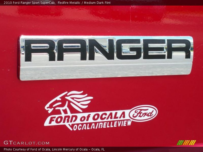 Redfire Metallic / Medium Dark Flint 2010 Ford Ranger Sport SuperCab