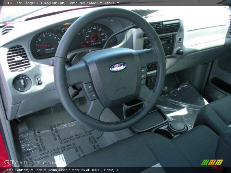 Torch Red / Medium Dark Flint 2010 Ford Ranger XLT Regular Cab
