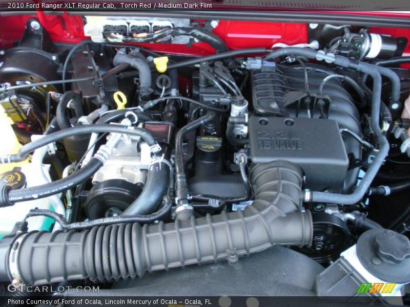 Torch Red / Medium Dark Flint 2010 Ford Ranger XLT Regular Cab