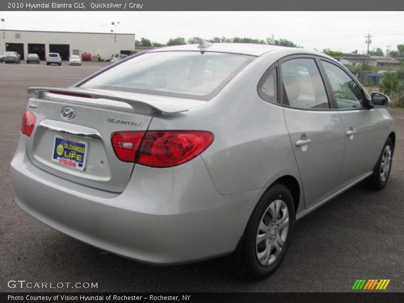 Quicksilver / Gray 2010 Hyundai Elantra GLS