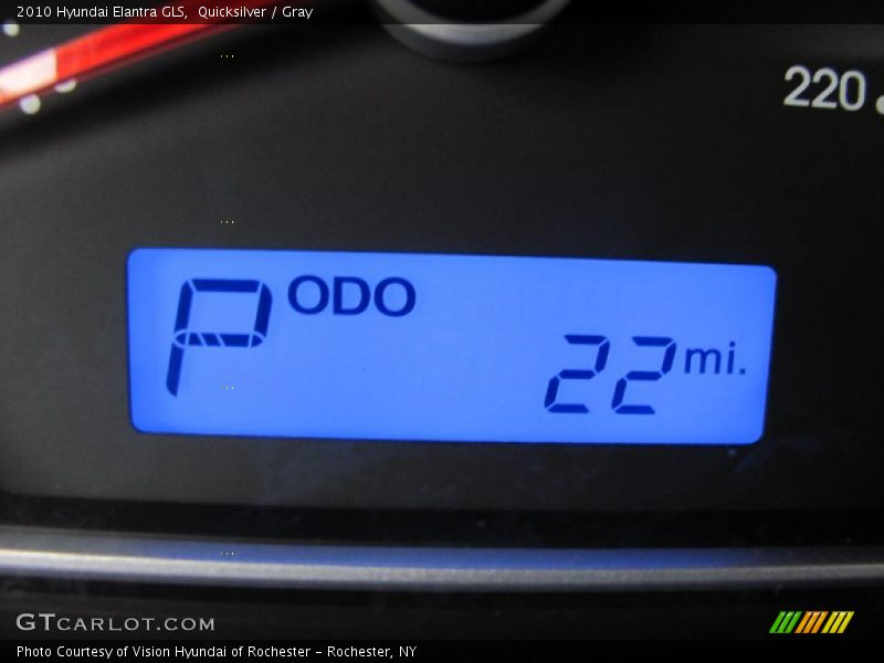 Quicksilver / Gray 2010 Hyundai Elantra GLS