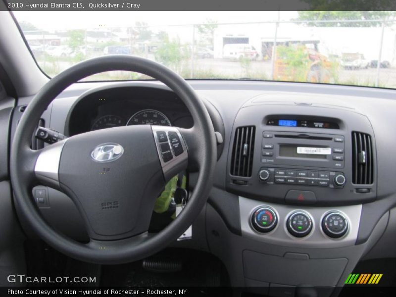 Quicksilver / Gray 2010 Hyundai Elantra GLS