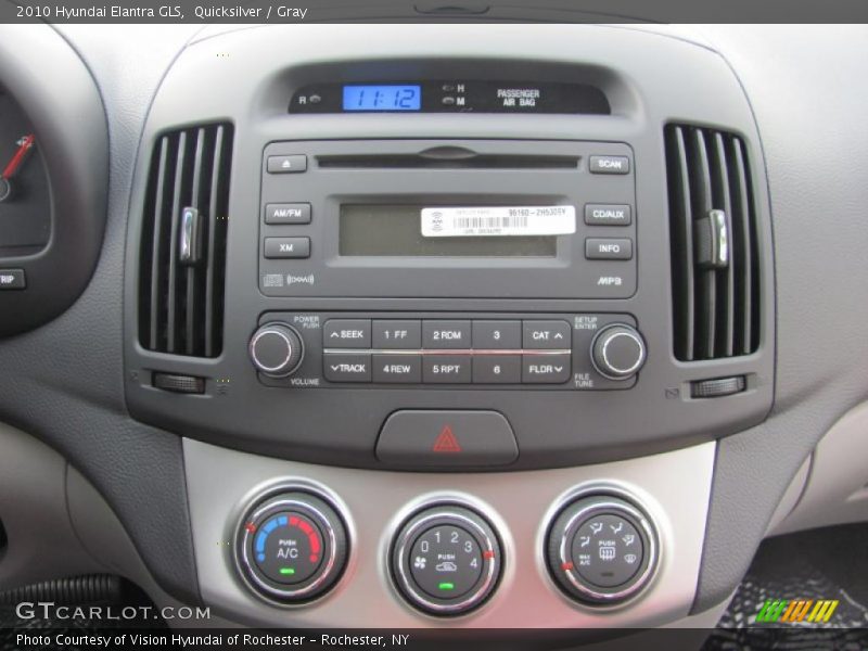 Quicksilver / Gray 2010 Hyundai Elantra GLS